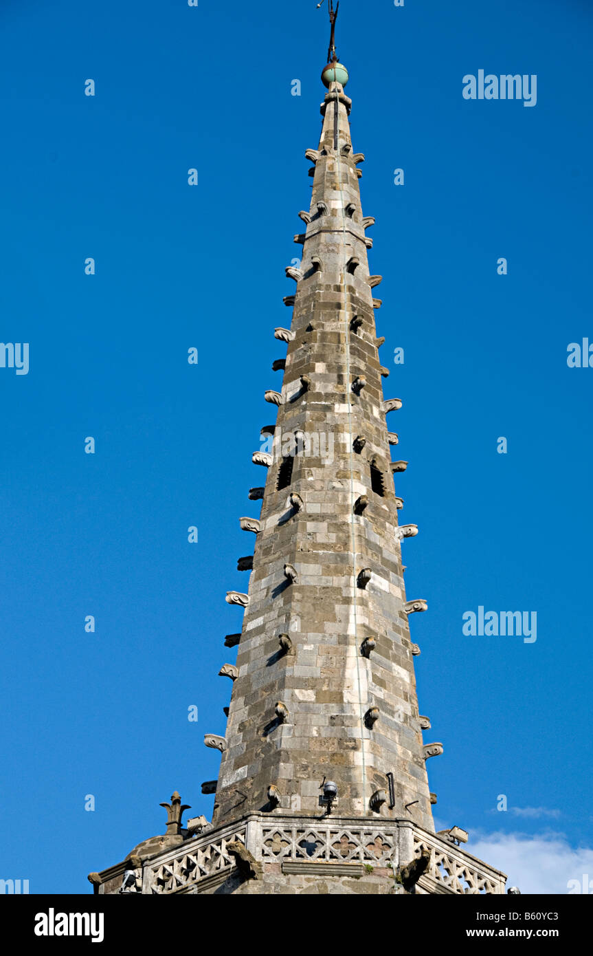 Saint Martin Kirchturm in Limoux Frankreich Stockfoto