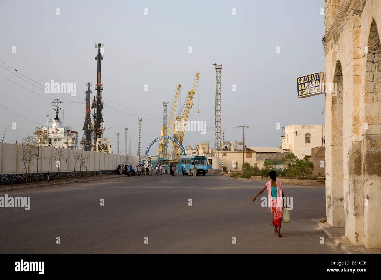 Hafen Massawa, Rotes Meer, Eritrea, Horn von Afrika, Ostafrika Stockfoto