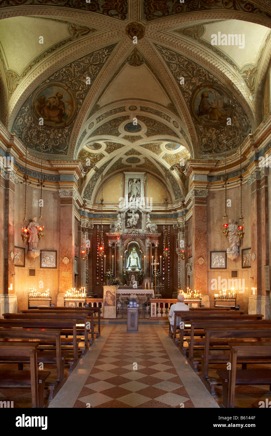Madonna Dell Angelo Church, Innenaufnahme, Caoerle, Adria, Italien, Europa Stockfoto