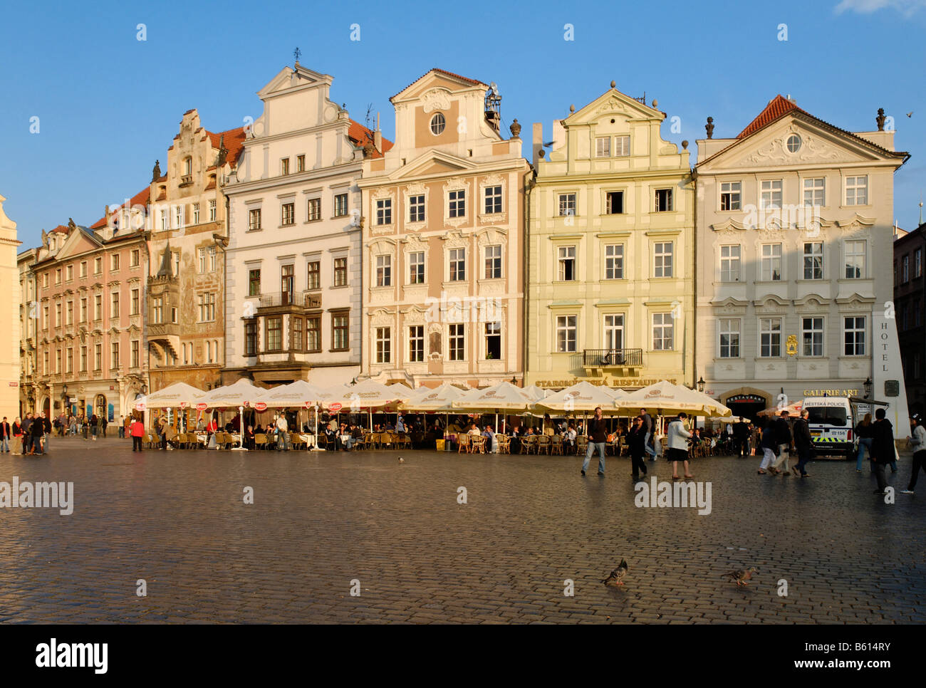 Historischen Altstädter Ring, Prag, UNESCO World Heritage Site, Tschechische Republik, Europa Stockfoto