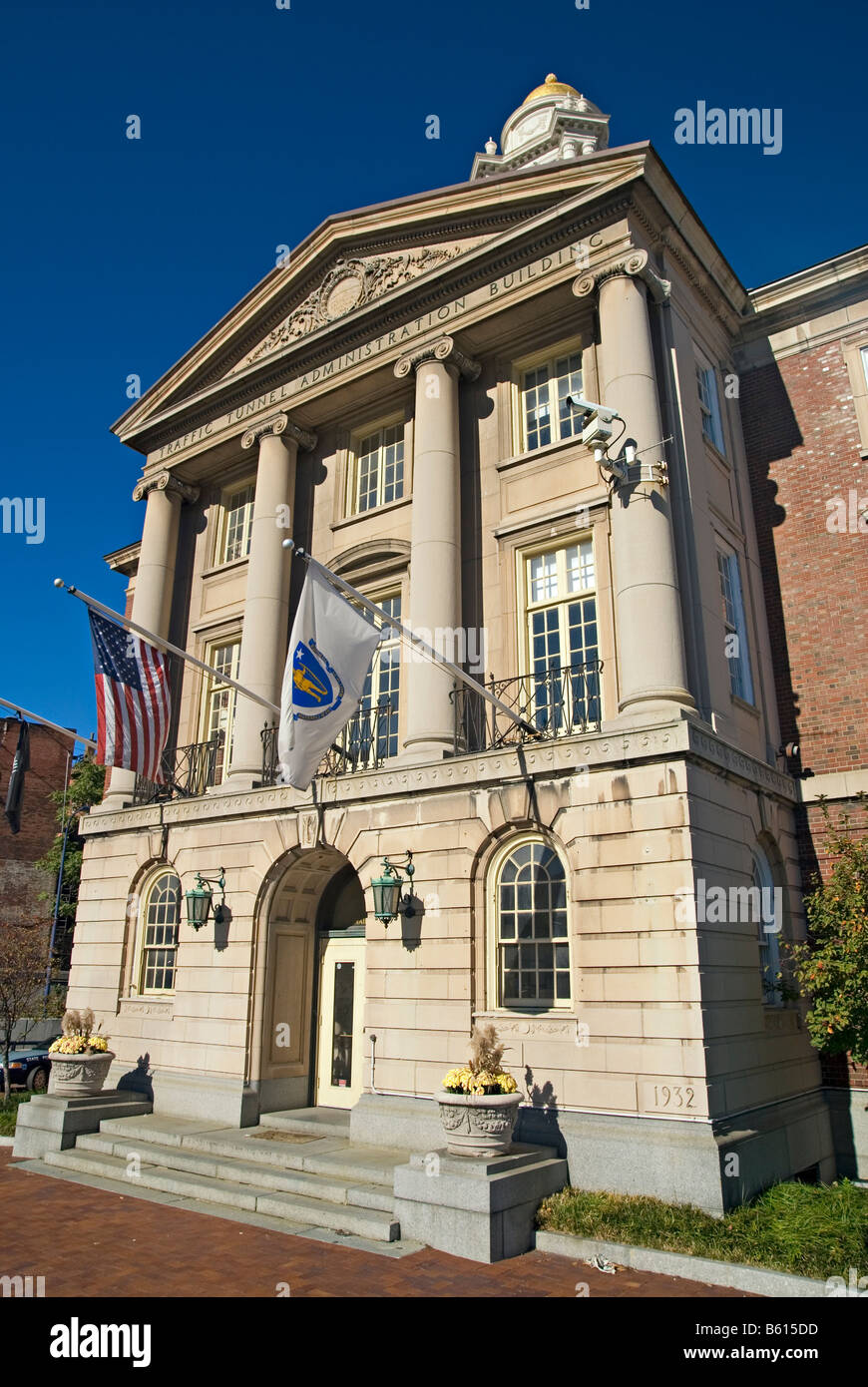 Verkehr-Tunnel-Verwaltungsgebäude, Boston, USA Stockfoto