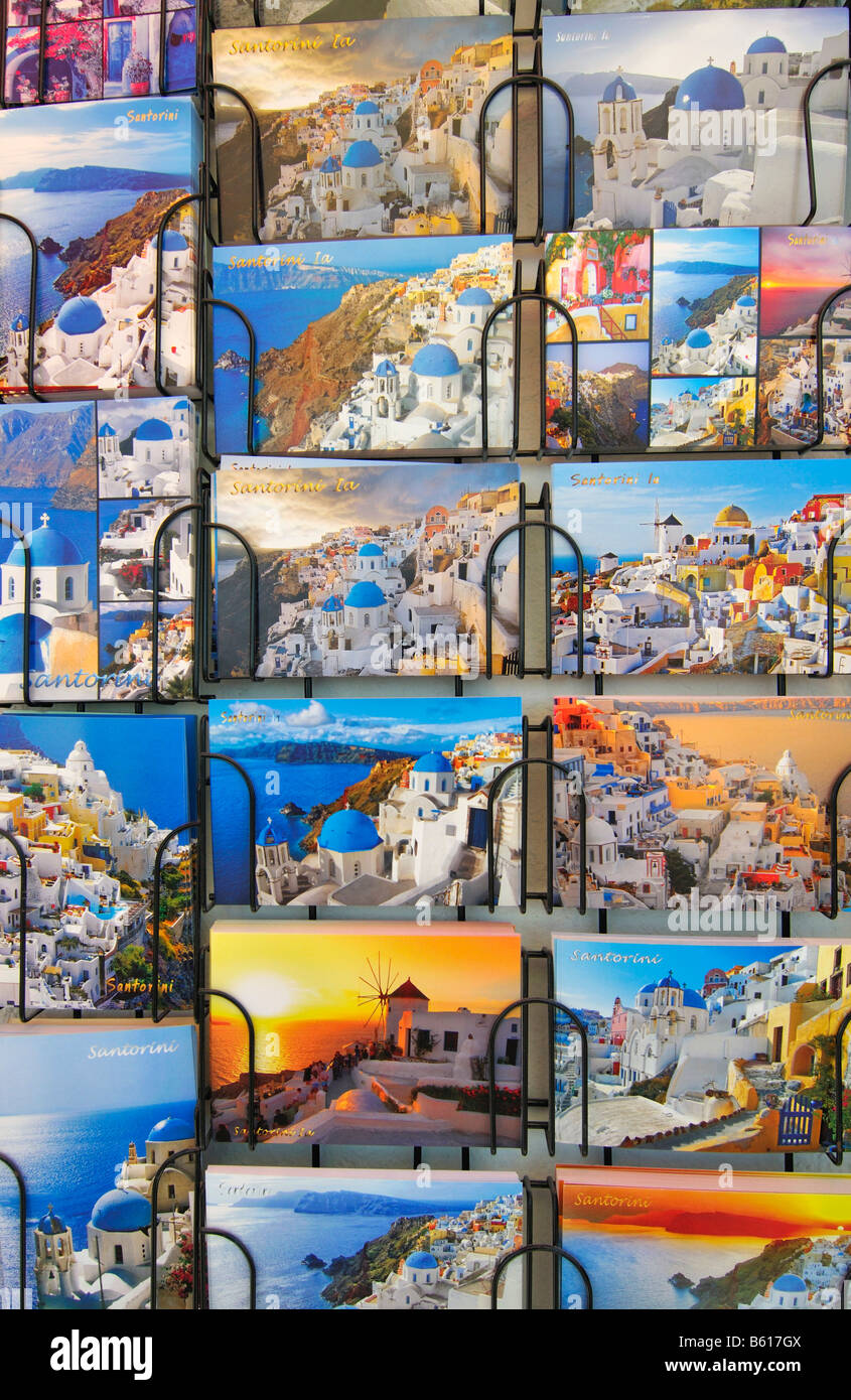 Postkarten, Kykladen, Griechenland, Europa Stockfoto
