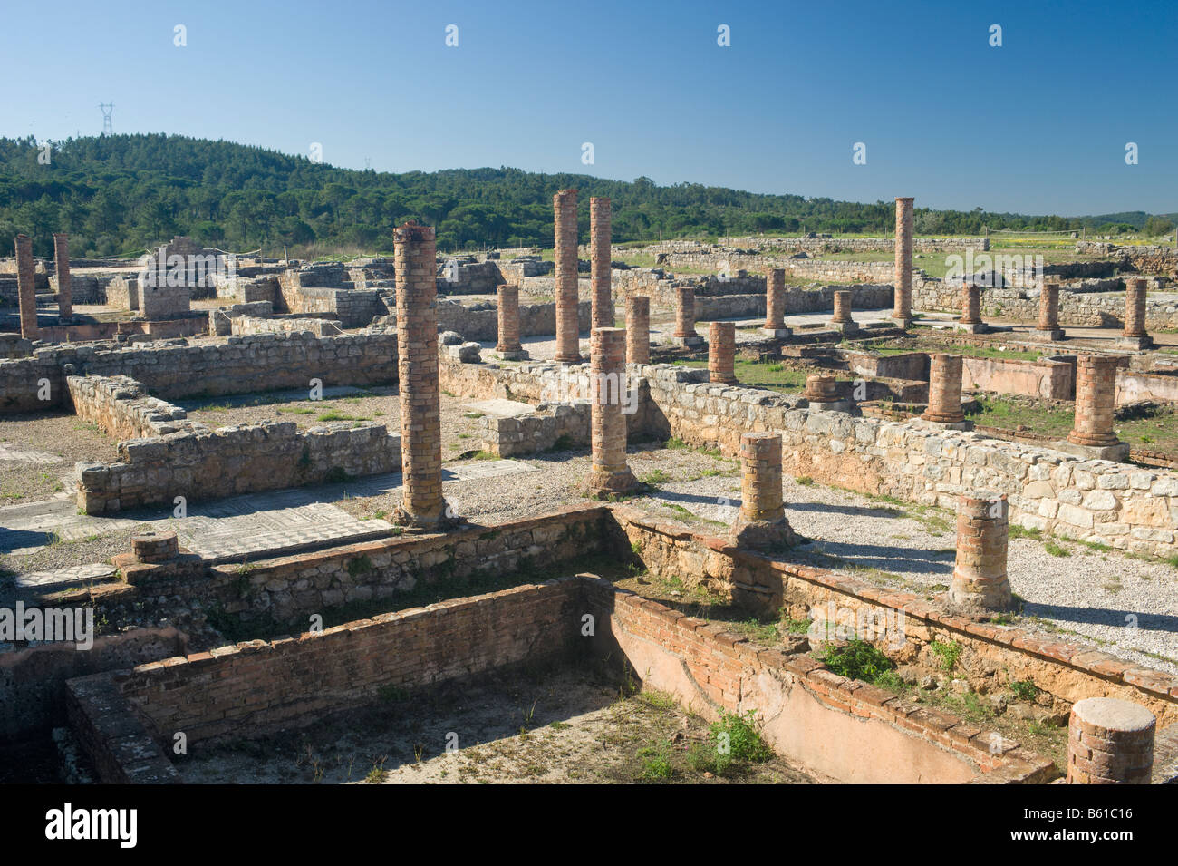 Coimbra, Portugal Costa da Prata, Beira Litoral die römischen Ruinen von Conimbriga Stockfoto