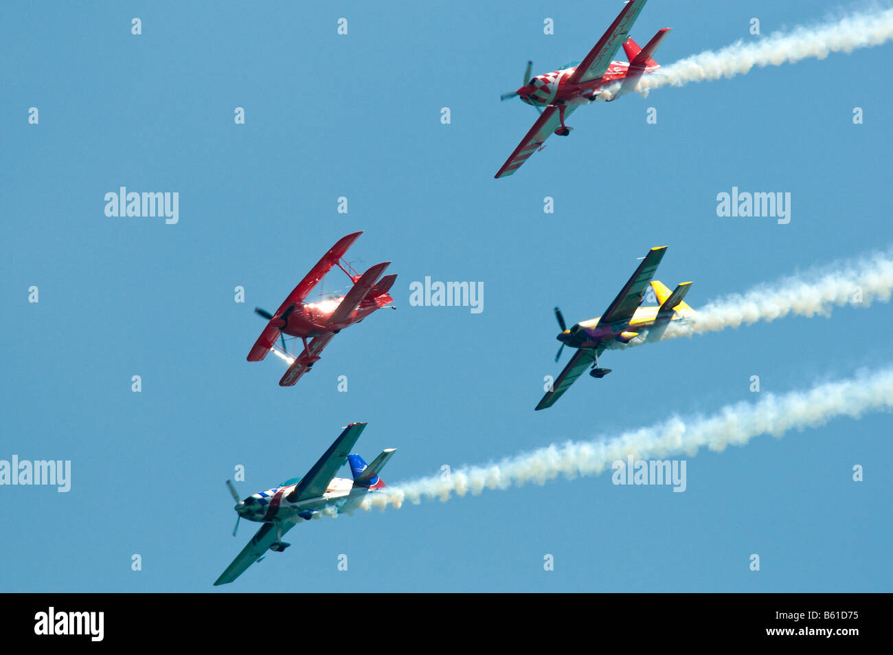 Air Show Squadron Stockfoto