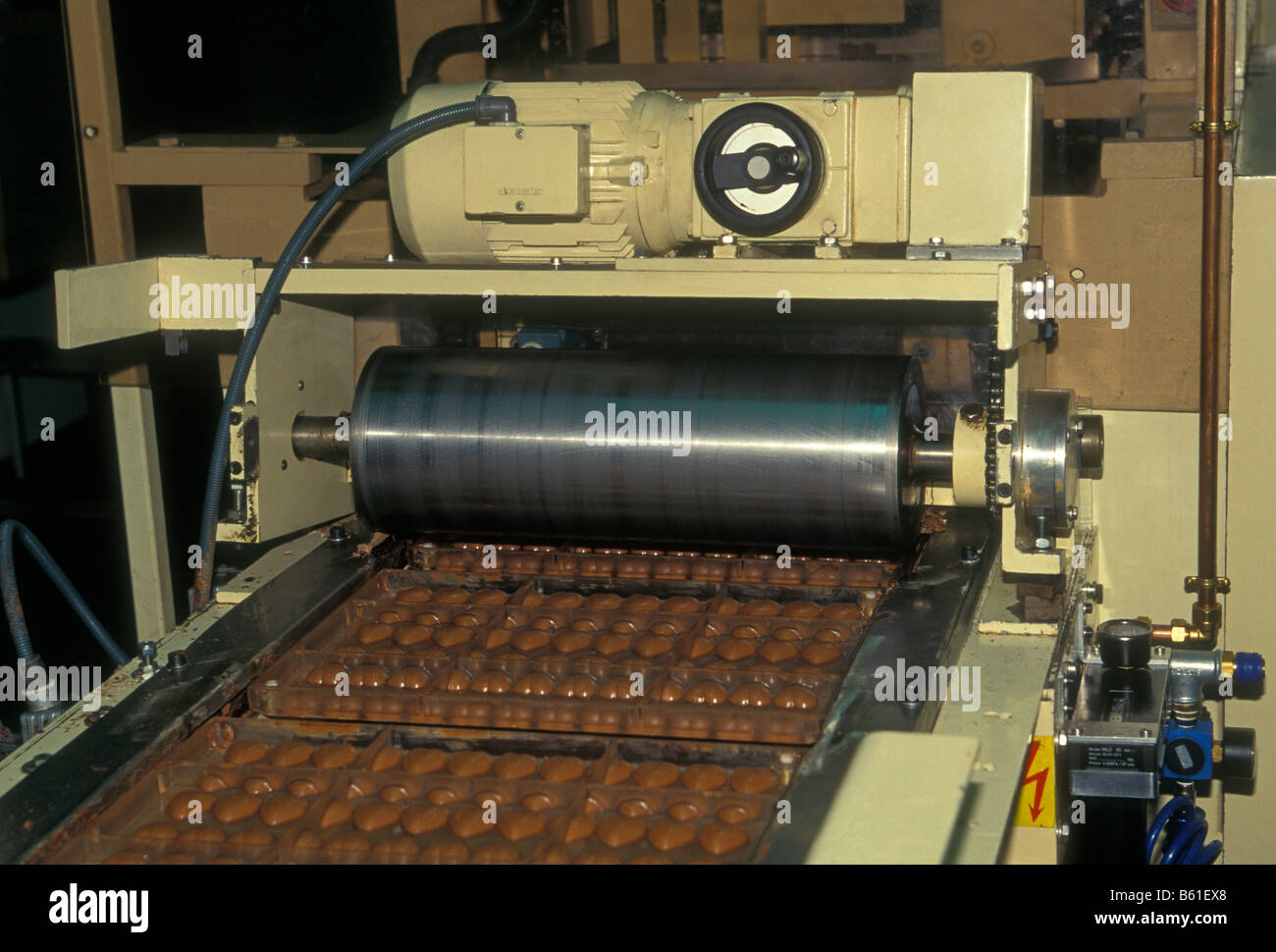 Godiva chocolate factory city brussels Fotos und Bildmaterial in