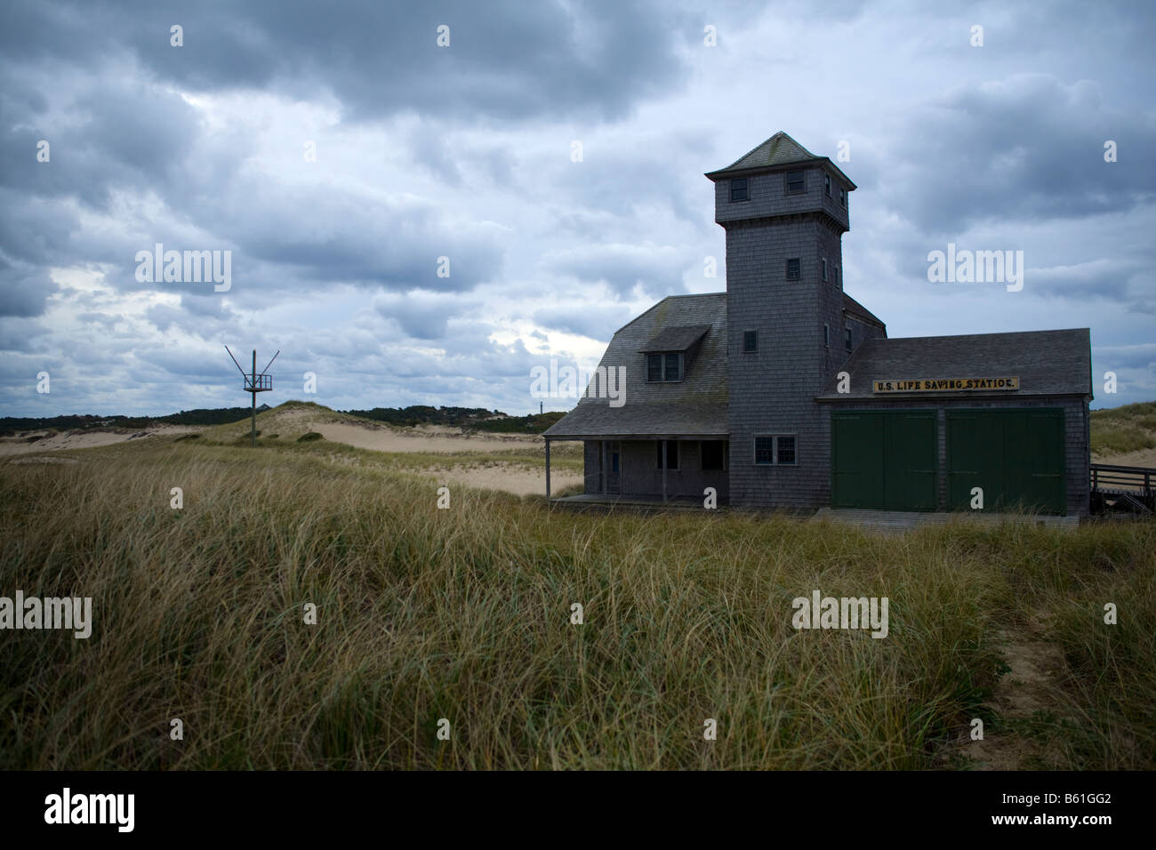 Hafen lebensrettende Bahnhof, Cape Cod Massachusetts, USA Stockfoto