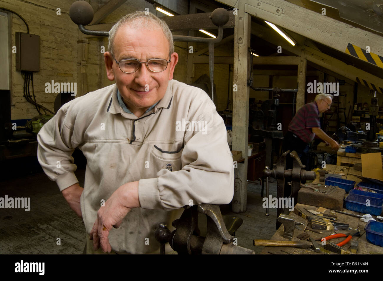 Trevor Ablett Maker Pocket Messer Sheffield Stockfoto