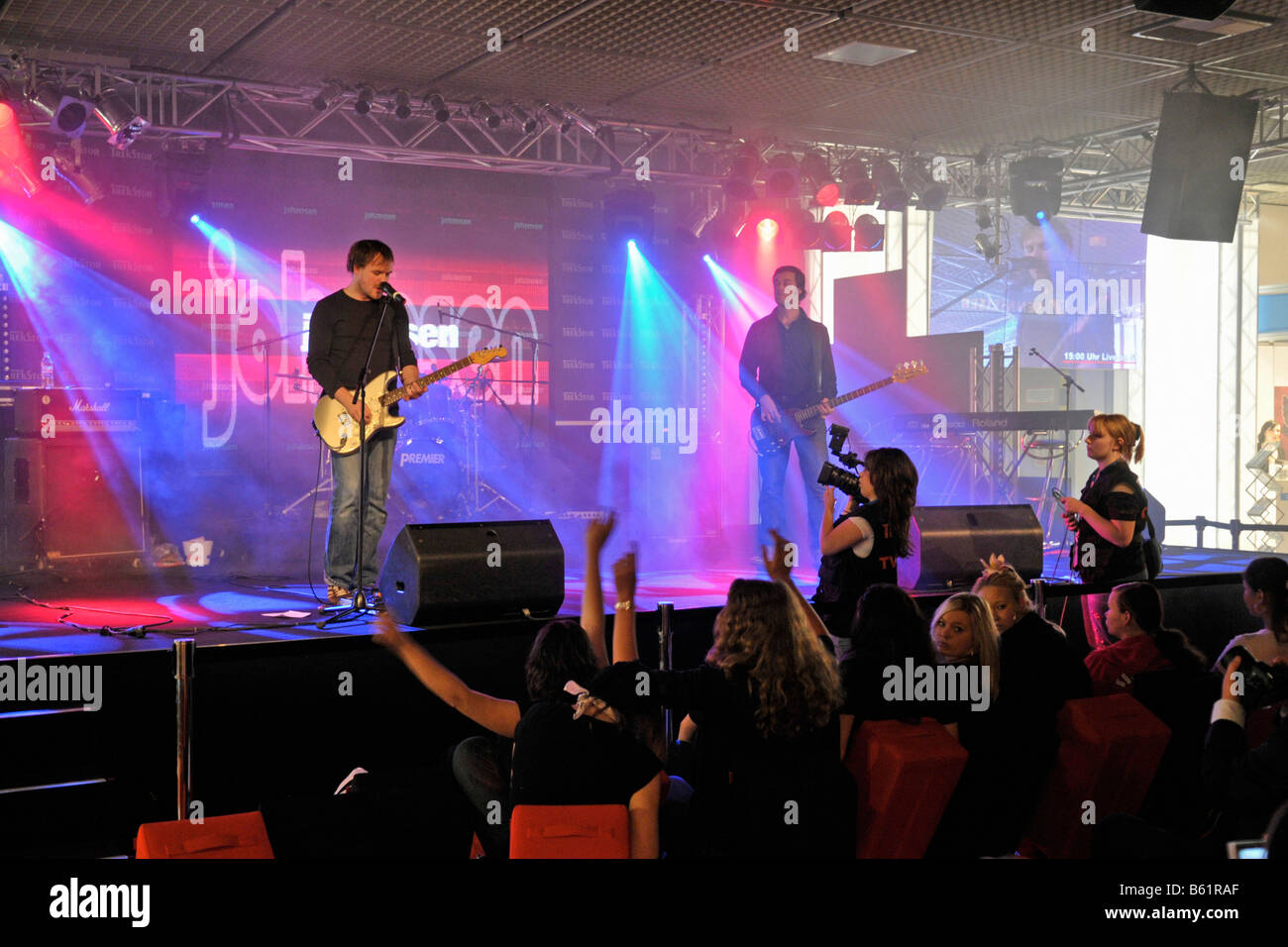 Live-Musik, International Radio Ausstellung IFA, Berlin, Deutschland, Europa Stockfoto