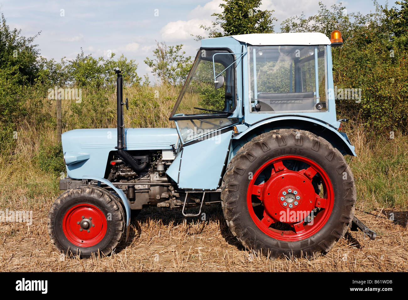 Restaurierte Oldtimer Eicher-Traktor, Angermunder Treckerfreunde