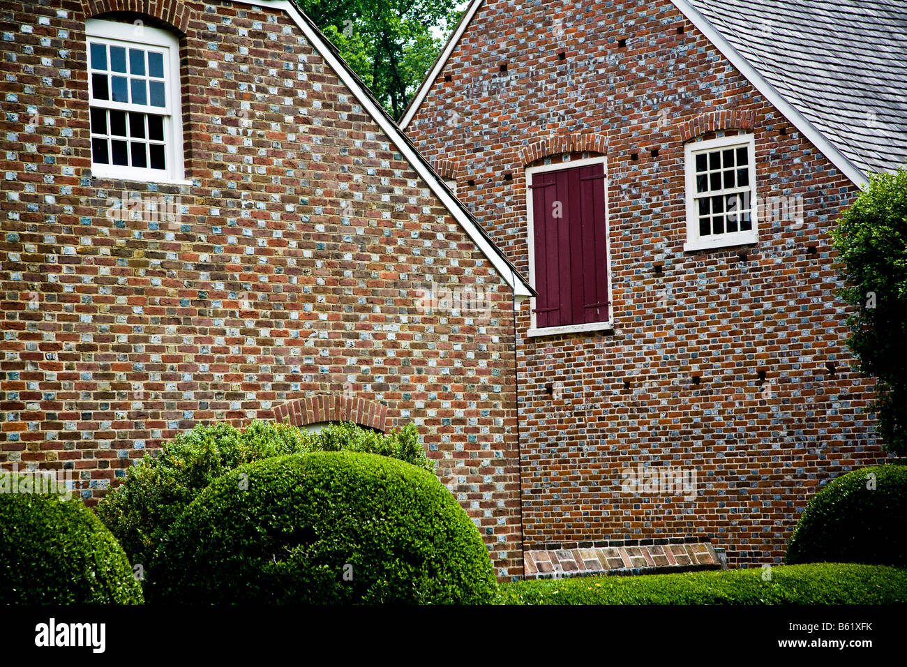 Das Gelände des Stratford Hall, der Geburtsort des Robert E. Lee in Stratford, VA am Donnerstag, 5. Juli 2007. Stockfoto