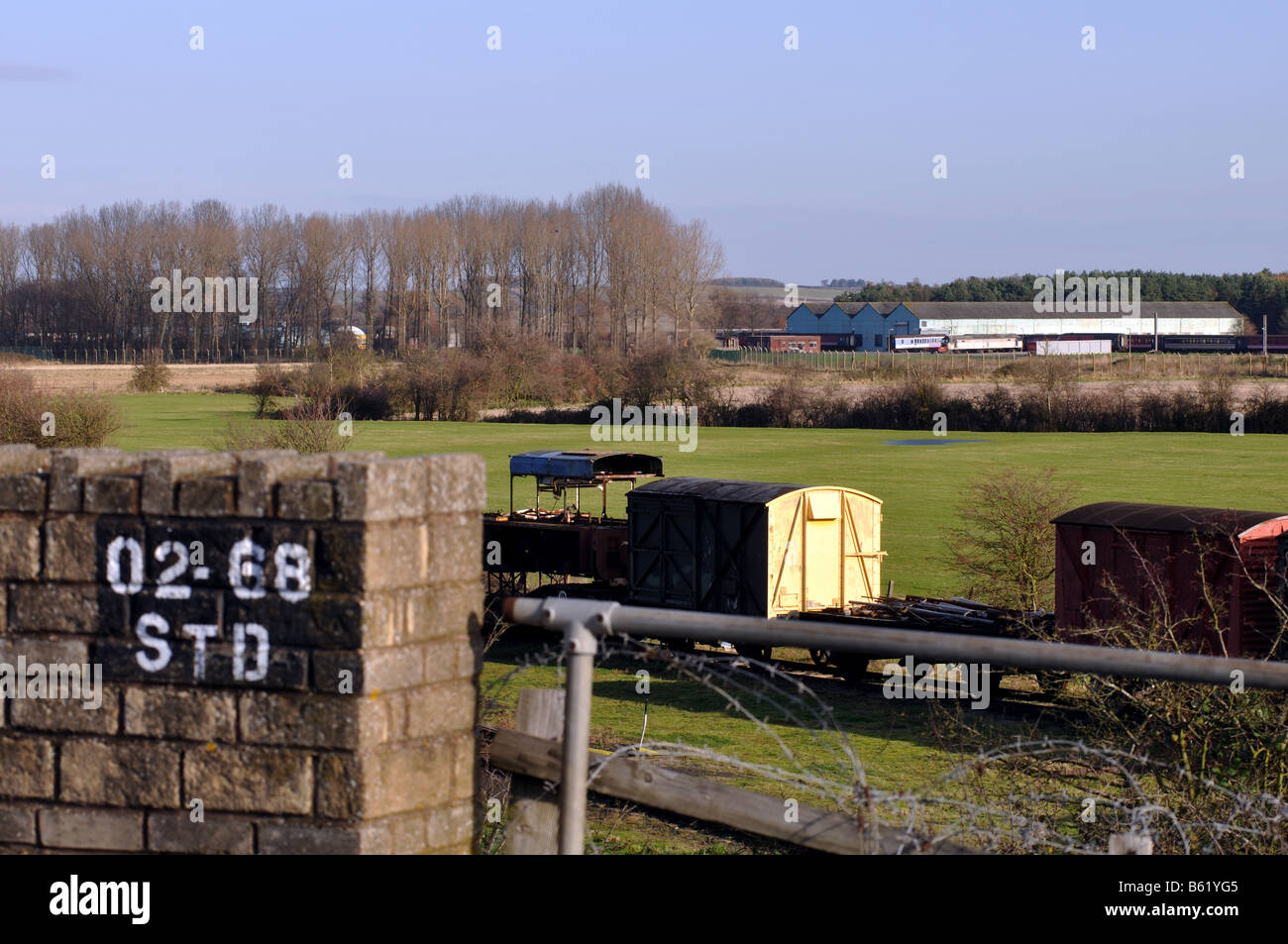 Die ehemalige Armee-Camp bei Long Marston, Warwickshire, England, UK Stockfoto