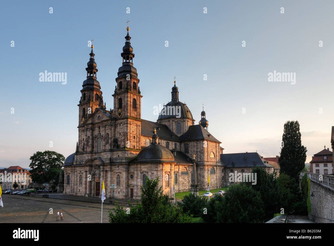 Dom in Fulda, Rhön, Hessen, Deutschland, Europa Stockfoto