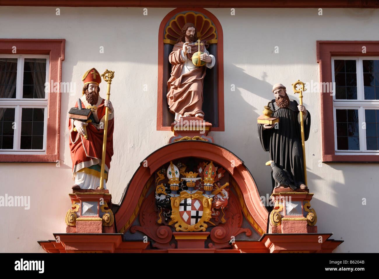 Bischöfliches Priesterseminar, Kloster bauen, Fulda, Rhön, Hessen, Deutschland, Europa Stockfoto