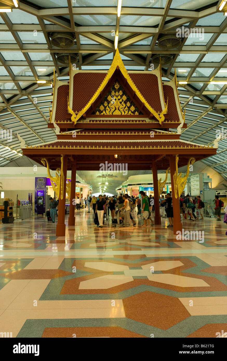 Flughafen Bangkok-Suvarnabhumi, Bangkok, Thailand, Asien Stockfoto
