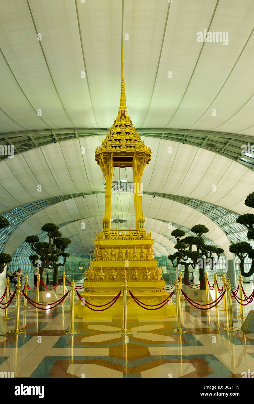 Flughafen Bangkok-Suvarnabhumi, Bangkok, Thailand, Asien Stockfoto