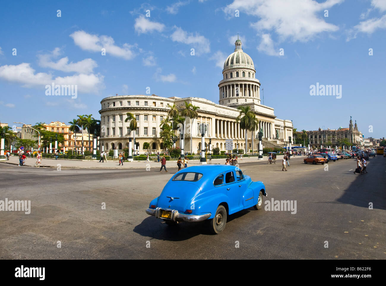 El Capitolio, National Capitol Building, Capitol Square, Kuba, Karibik Stockfoto