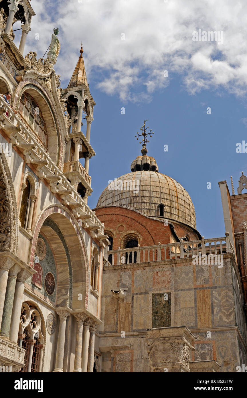 St.-Markus Basilika oder Basilika San Marco, Venedig, Italien, Europa Stockfoto