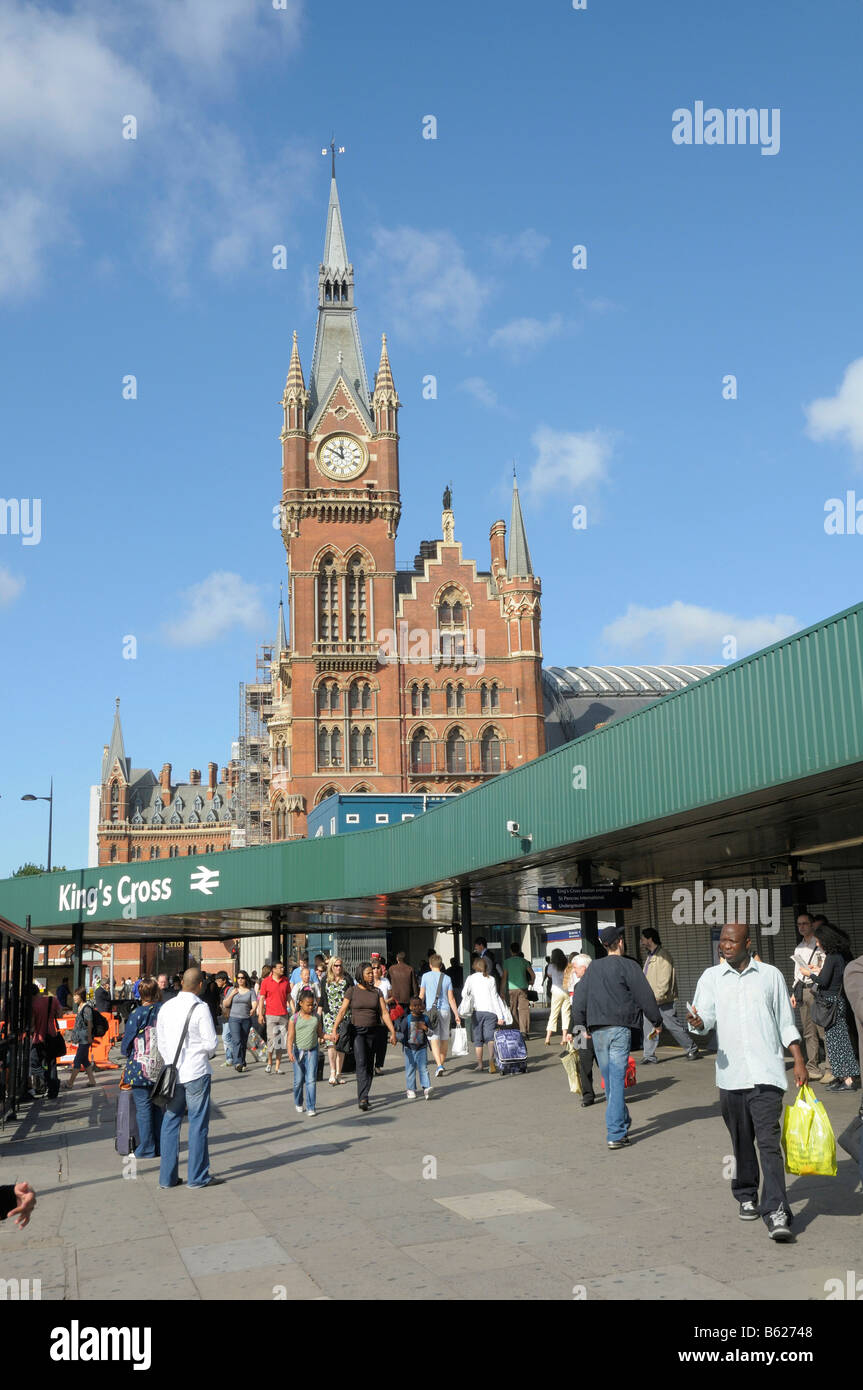 St. Pancras Bahnhof Kings Cross, London, Großbritannien, Europa Stockfoto