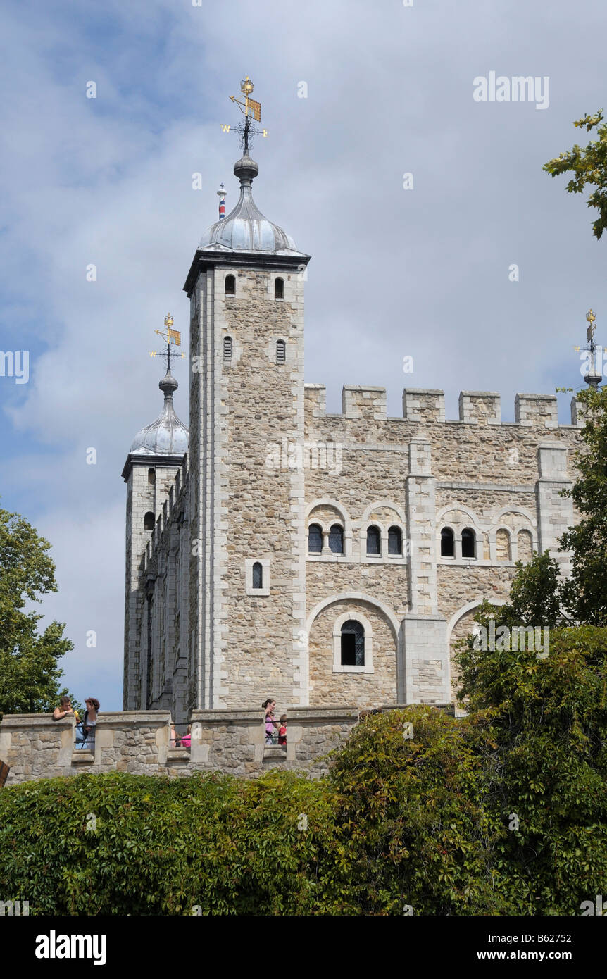 White Tower, Tower of London, London, Großbritannien, Europa Stockfoto