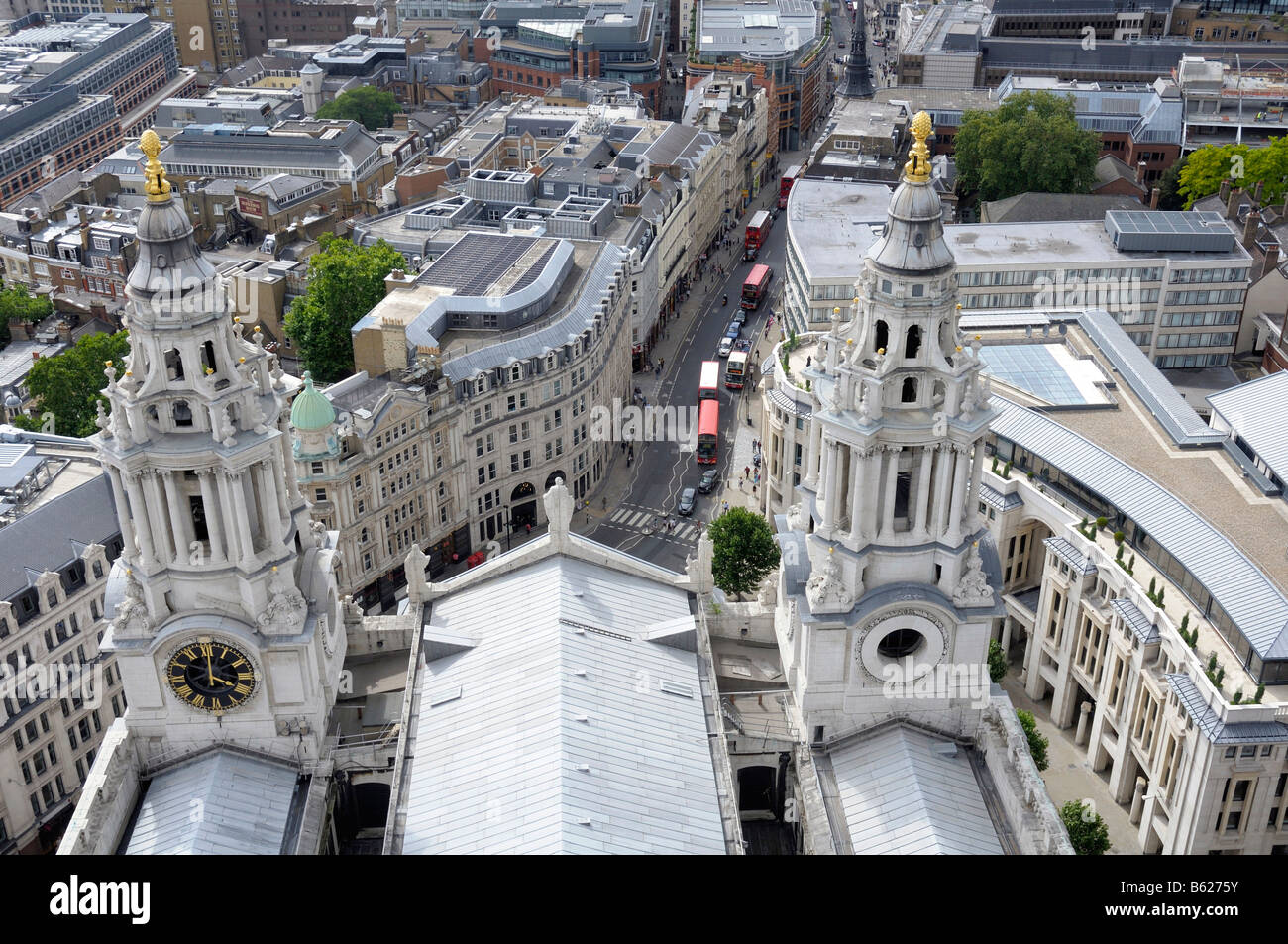 Türme der St. Pauls Cathedral, London, Großbritannien, Europa Stockfoto