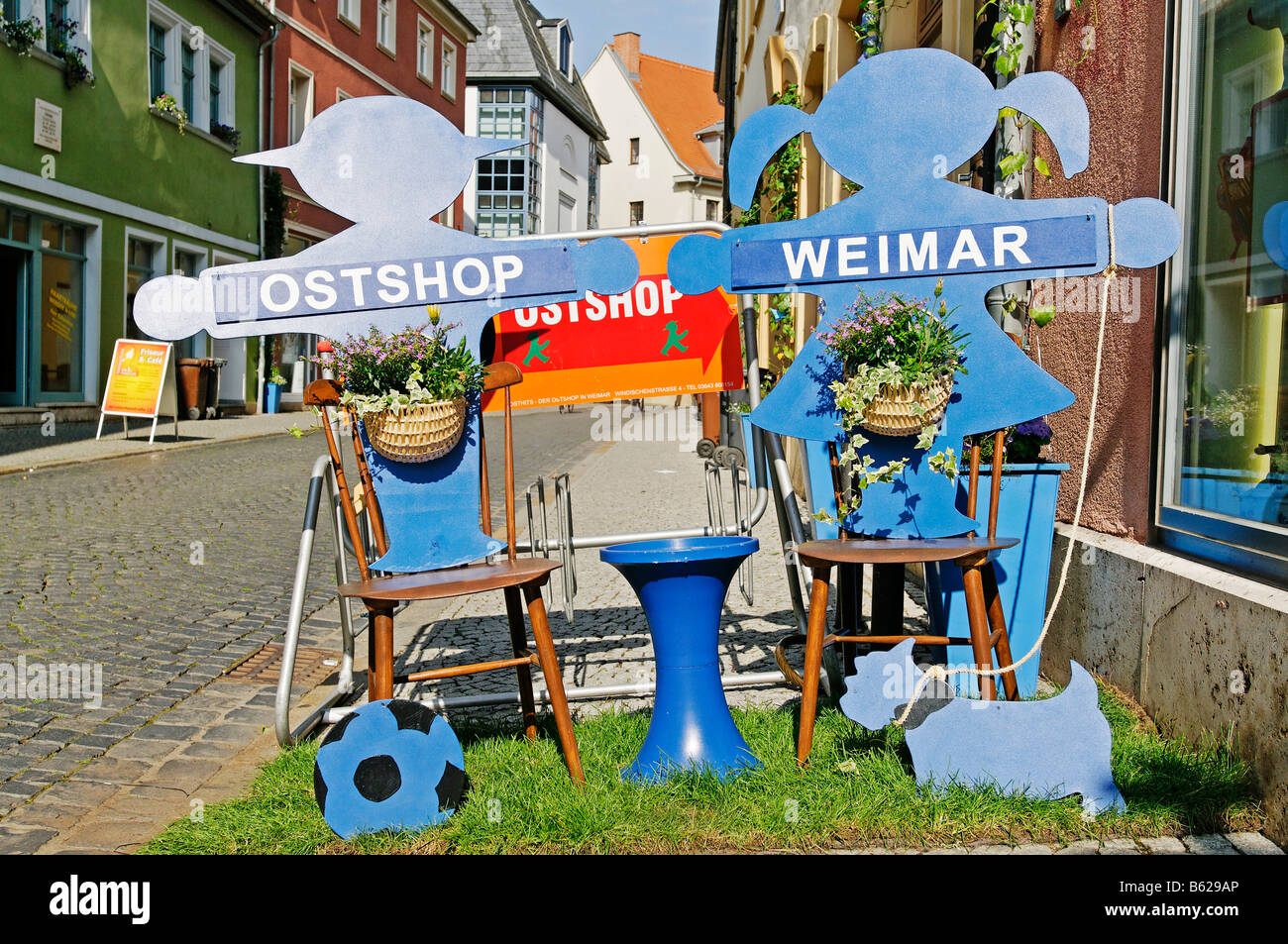 Ost-Shop, Ostdeutschland Shop in Weimar, Thüringen, Deutschland, Europa Stockfoto