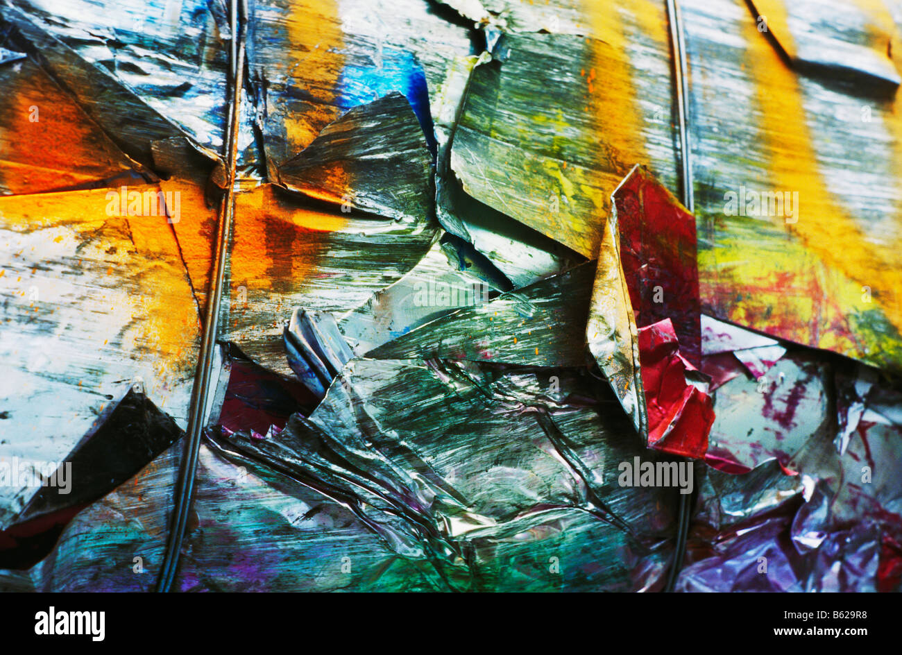 Reste von Metall aus Oakland Recycling Center Alliance Metalle in Oakland Kalifornien genannt Stockfoto