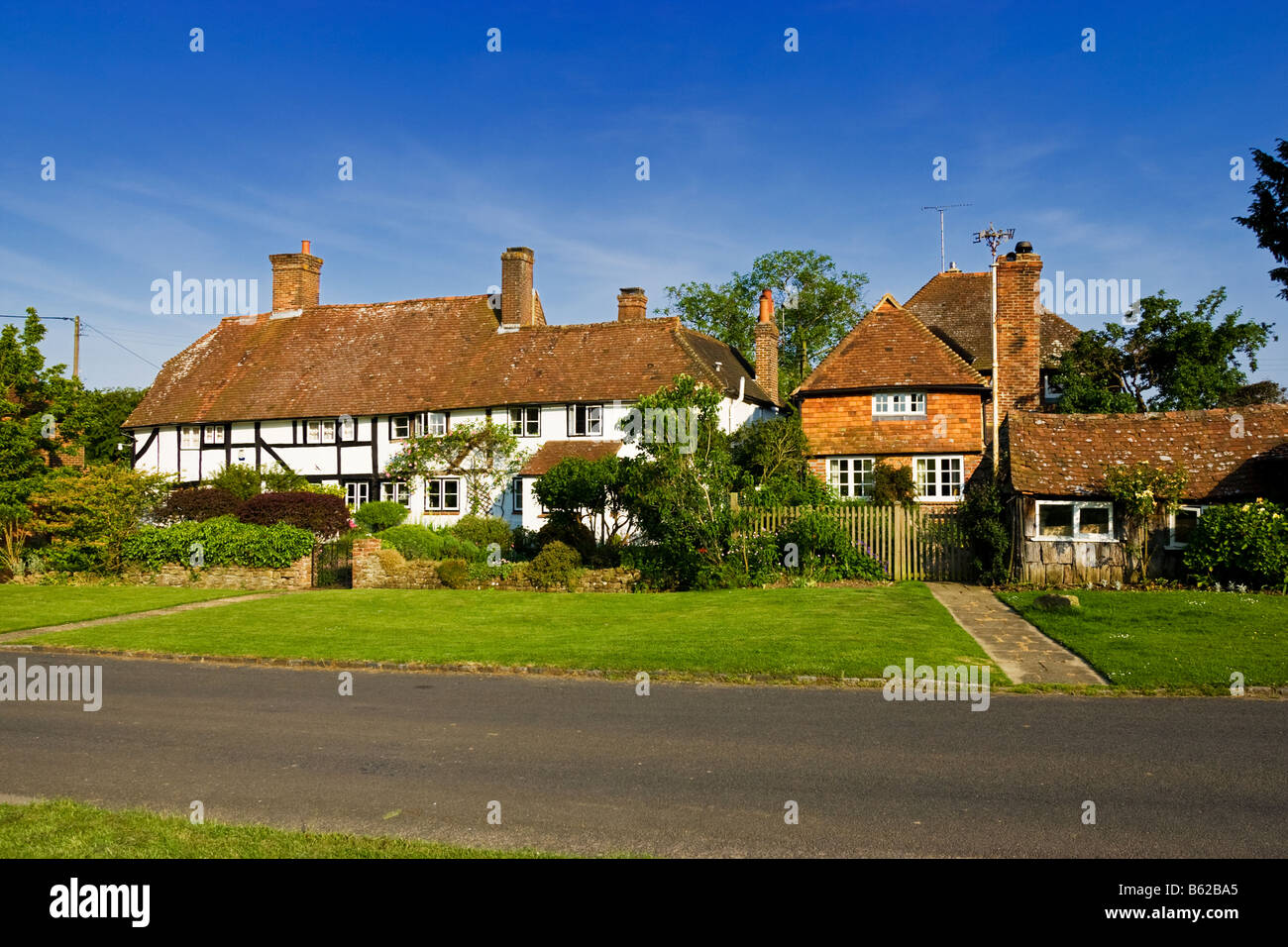 West Sussex - alte Häuser im Dorf Lurgashall, West Sussex, England, UK Stockfoto