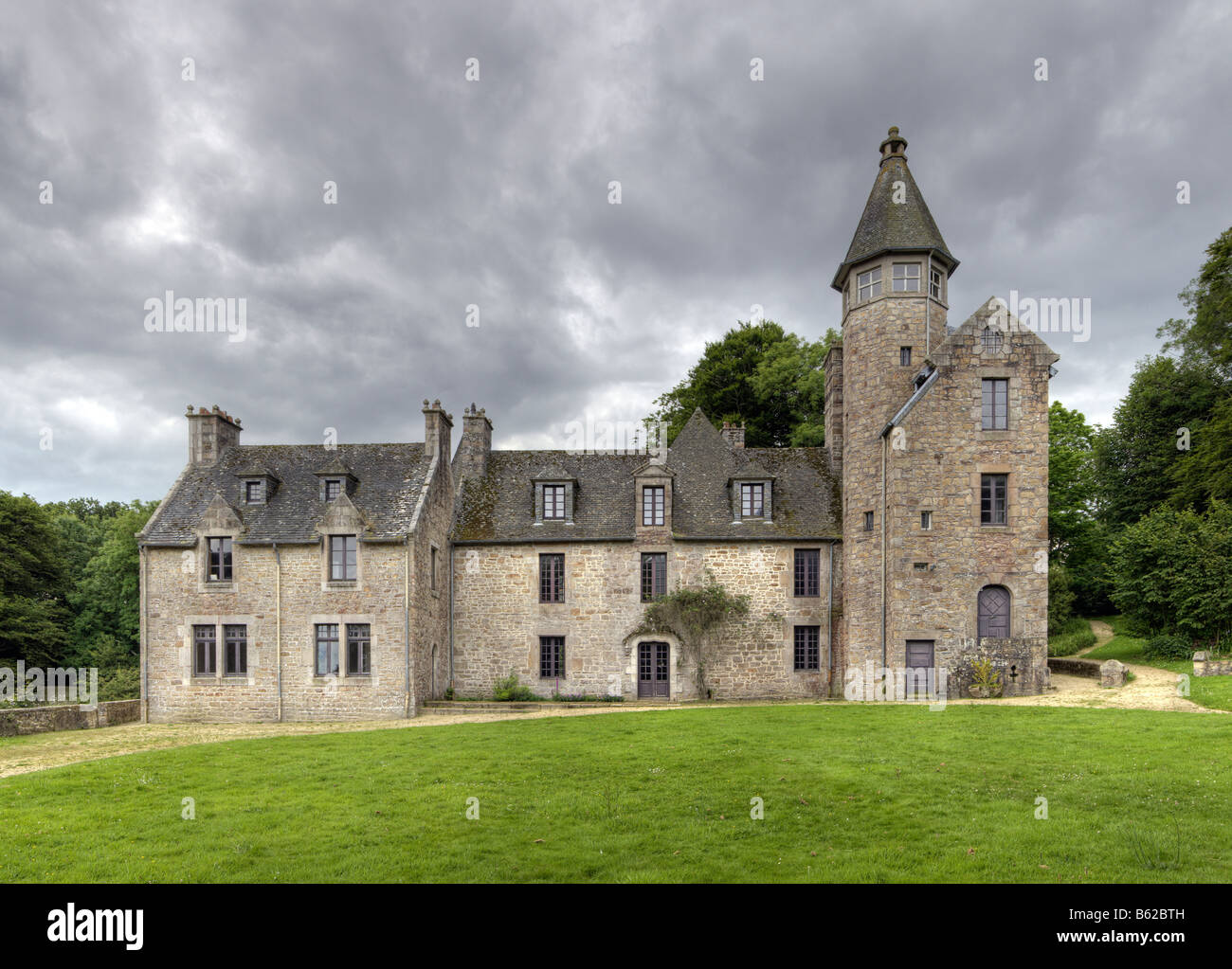 Chateau de Suscinio, Finistere, Bretagne, Bretagne, Frankreich, Europa Stockfoto