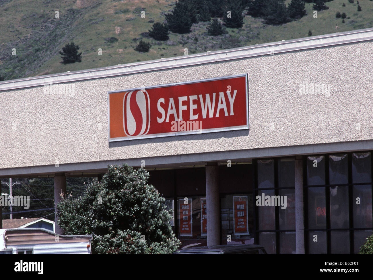 Safeway-Supermarkt in Nordkalifornien Stockfoto
