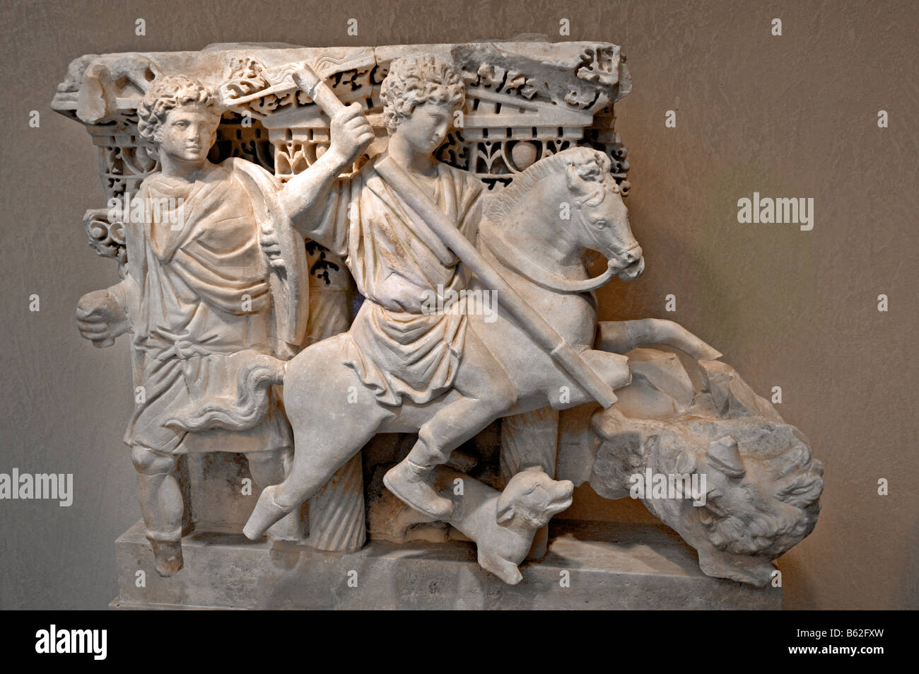 Krieger Reiter byzantinisches Griechenland Griechisch Stockfoto