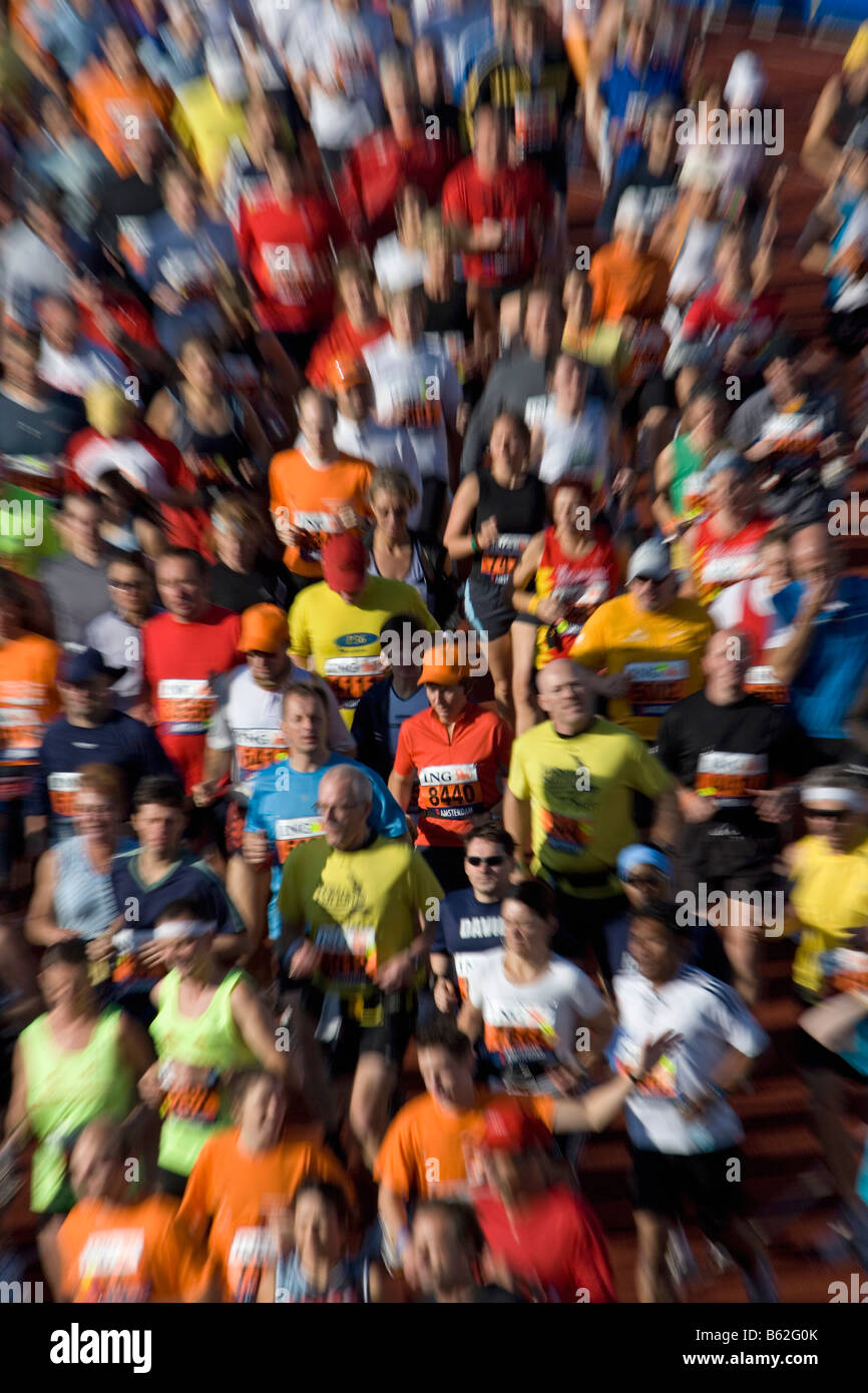 Holland-Noord-Holland-Amsterdam-Amsterdam-Marathon 2005 Stockfoto