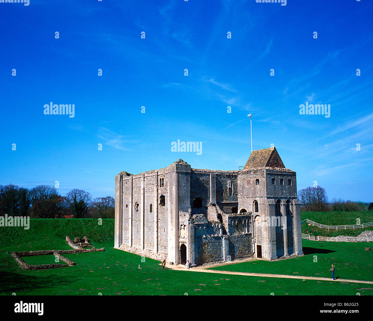 Castle Rising Stockfoto