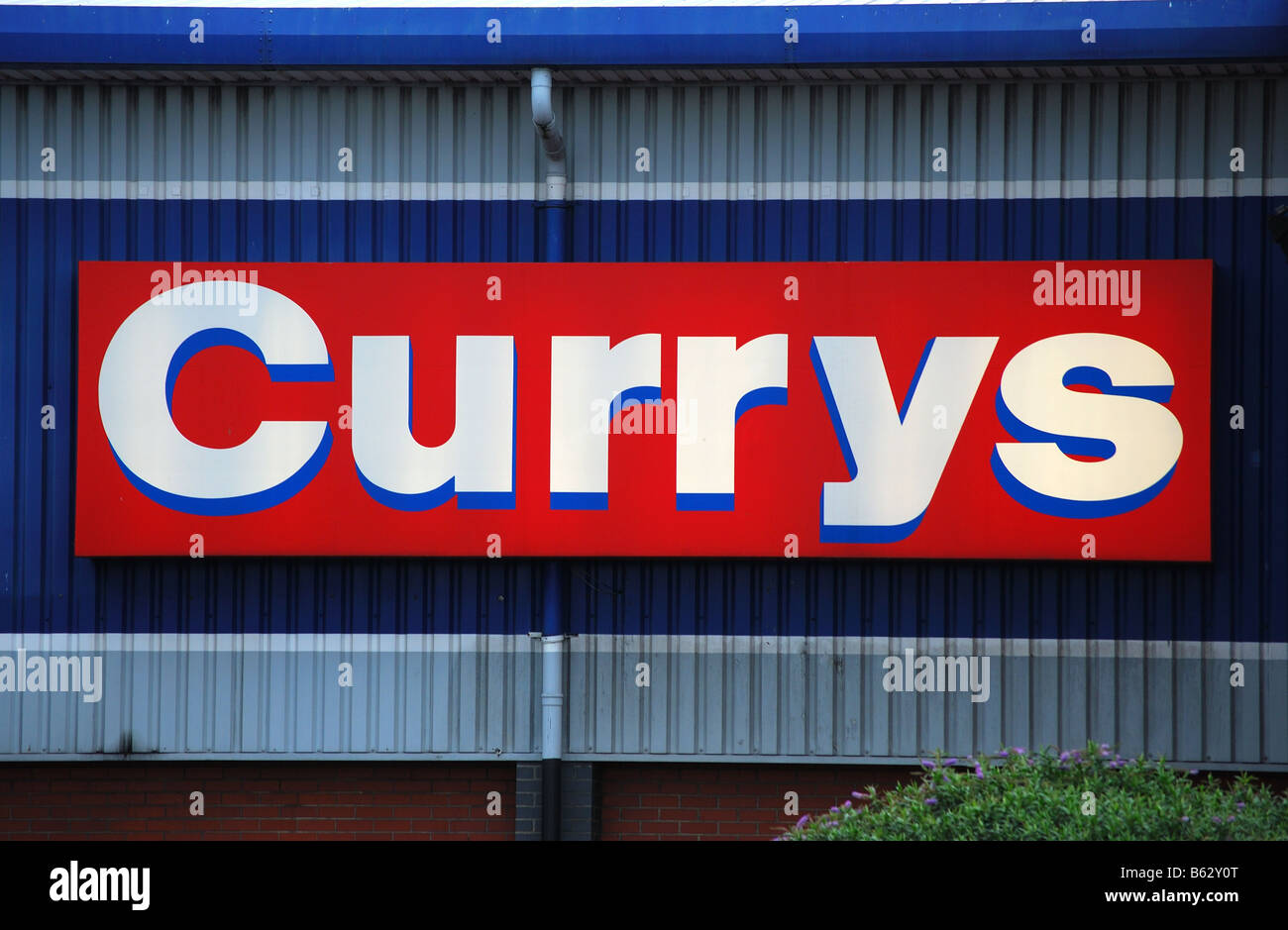 Currys Einzelverkäufe speichern Ladenschild Stockfoto