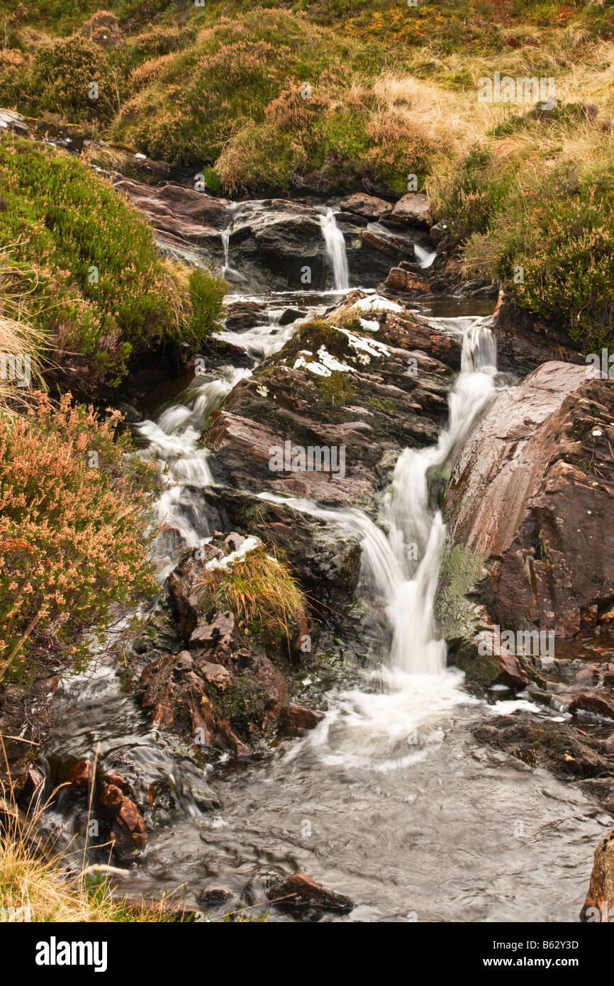 Gebirgsbach in den schottischen Highlands Stockfoto