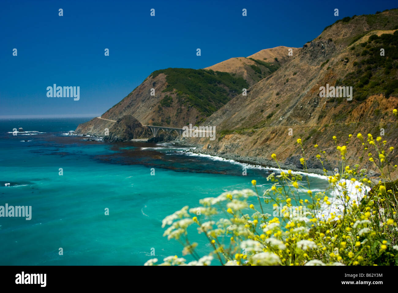 Pacific Coast Highway, einer Stockfoto