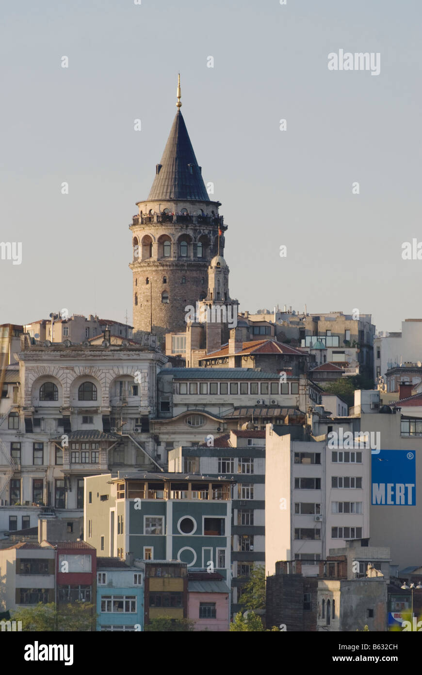 Galata-Turm-Istanbul-Türkei Stockfoto