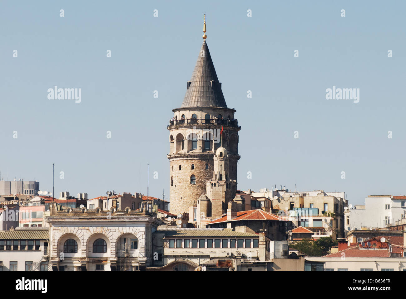 Galata-Turm-Istanbul-Türkei Stockfoto