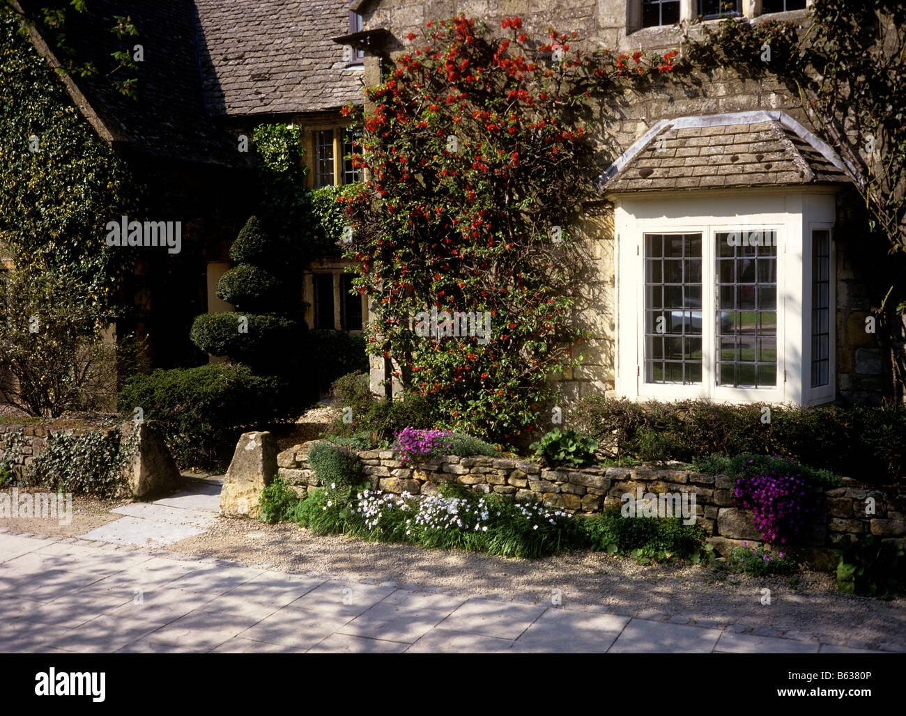UK England Gloucestershire Cotswolds Broadway Häuschen mit kleinen