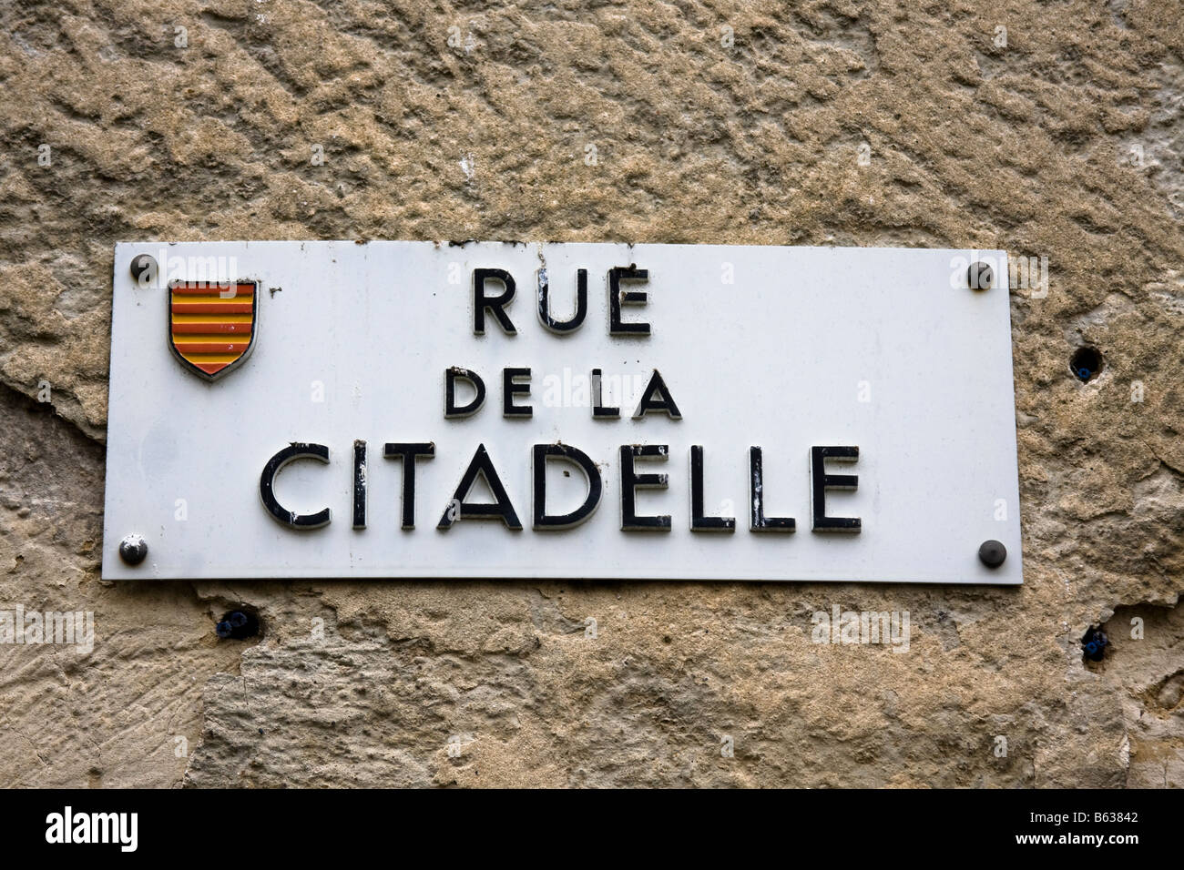 Rue De La Citadelle - Bergerac, Gers France Stockfoto