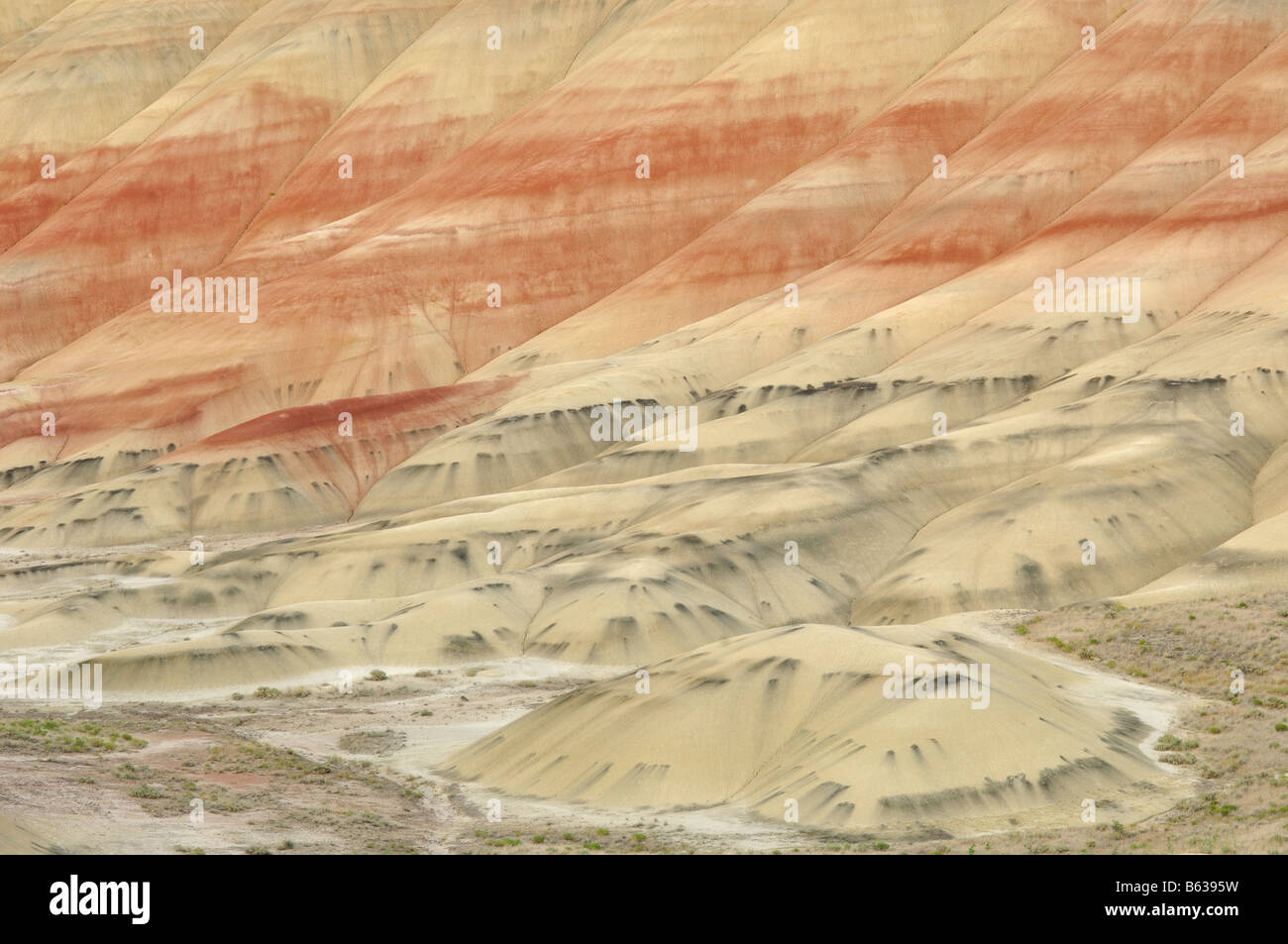 Die gemalten Hügeln von John Day Fossil Betten Oregon USA Stockfoto