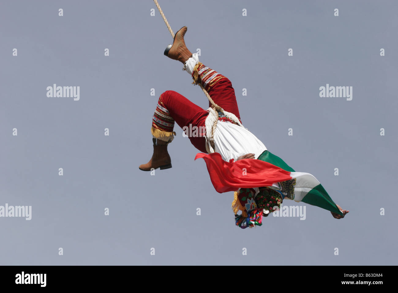 Der fliegende Mann Sundance des Maya-Volkes Stockfoto