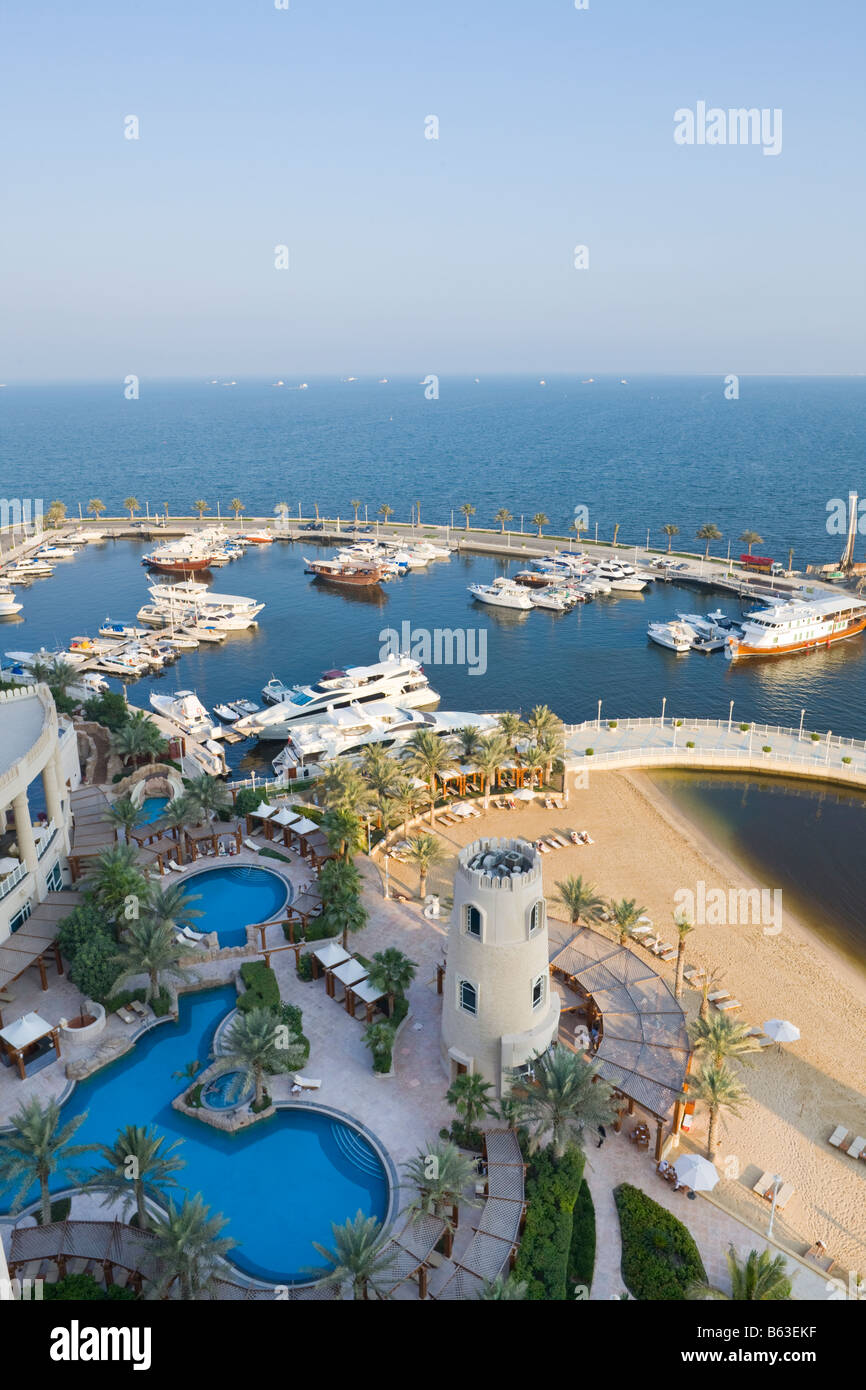 Marina und Four Seasons Hotel, Doha, Katar Stockfoto