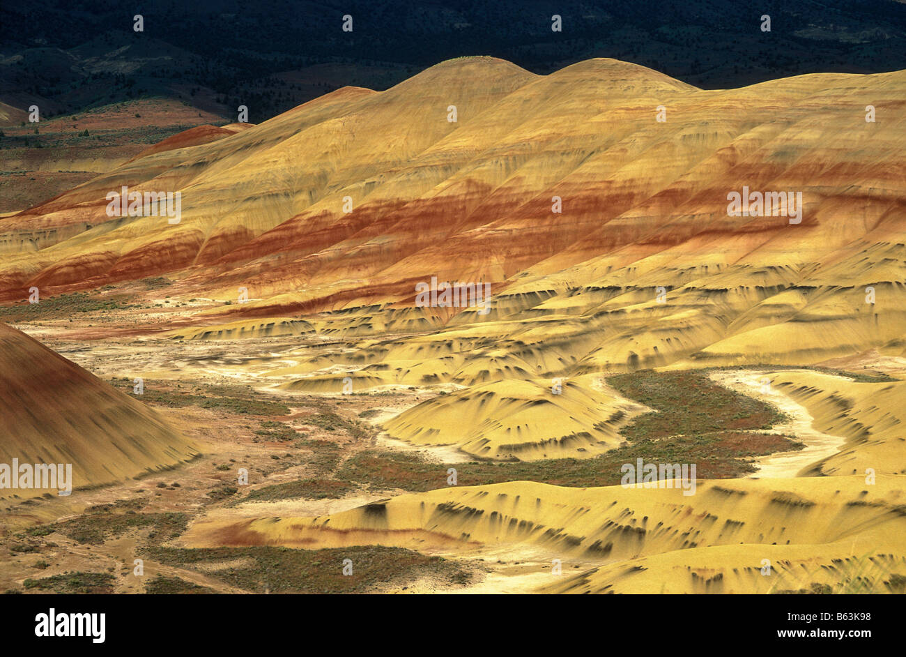 Gemalten Hügeln an John Day Fossil Betten Nationaldenkmal Oregon Stockfoto