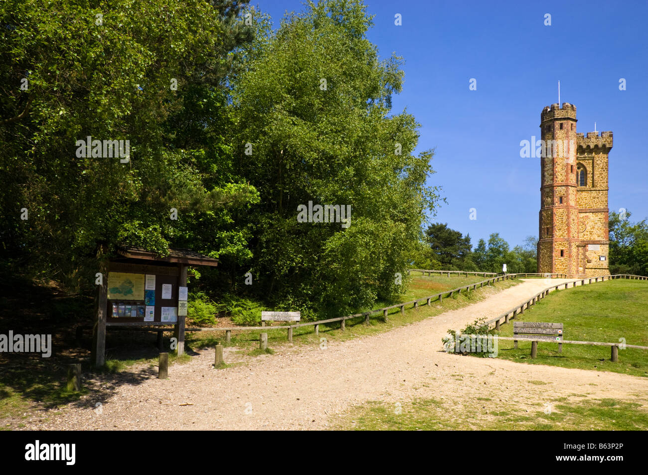 Leith Hill Tower, Surrey, England, UK Stockfoto