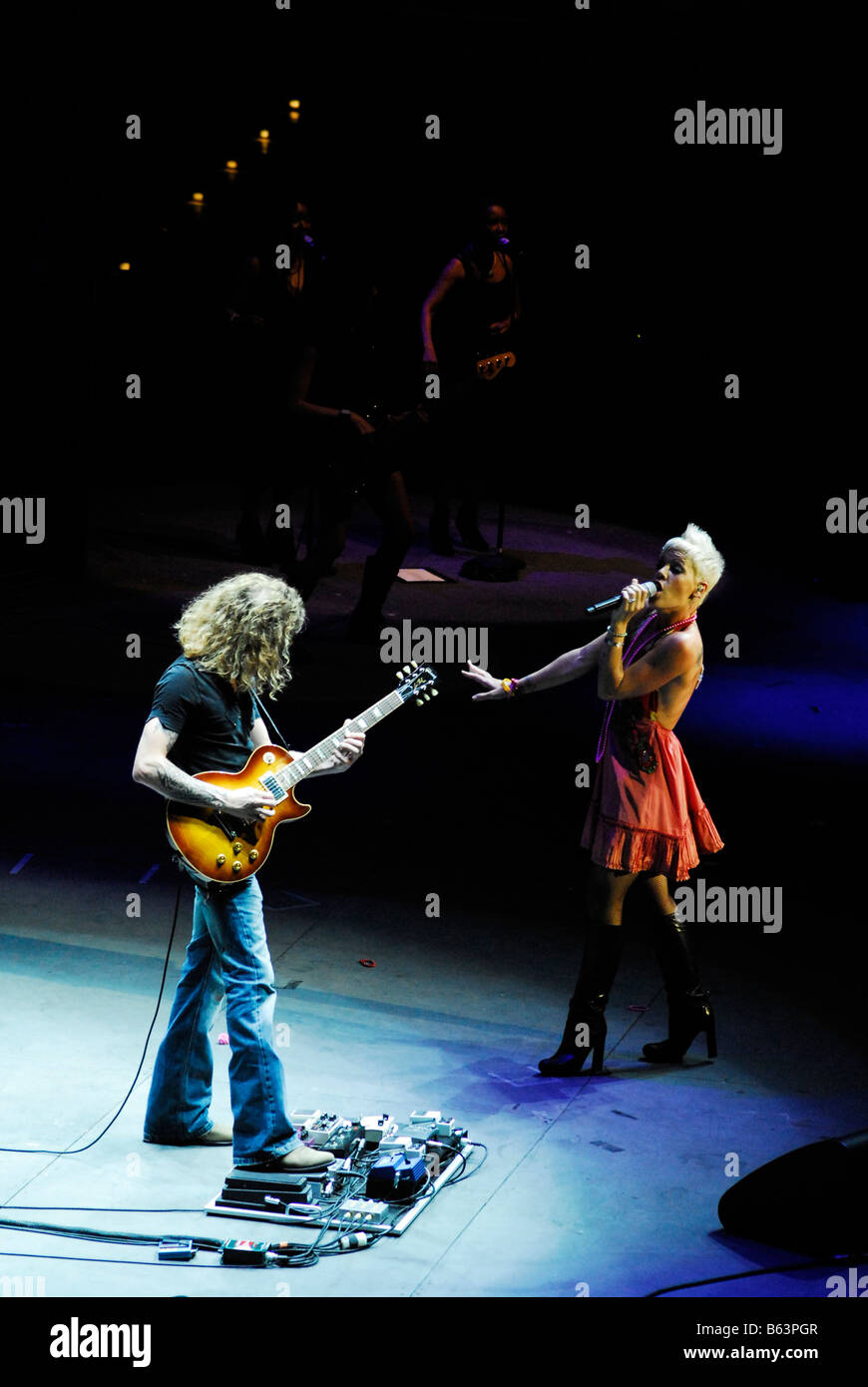 Rosa, live Konzert im Roma-Musik-Auditorium, Italien, 25.07.2007 Stockfoto