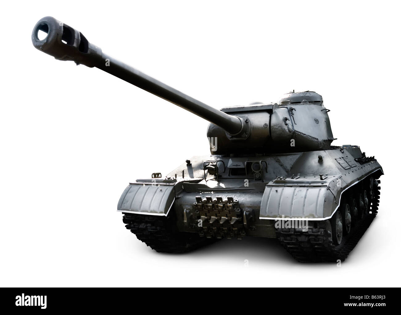 Schwere sowjetische Panzer IS-1 Stockfoto