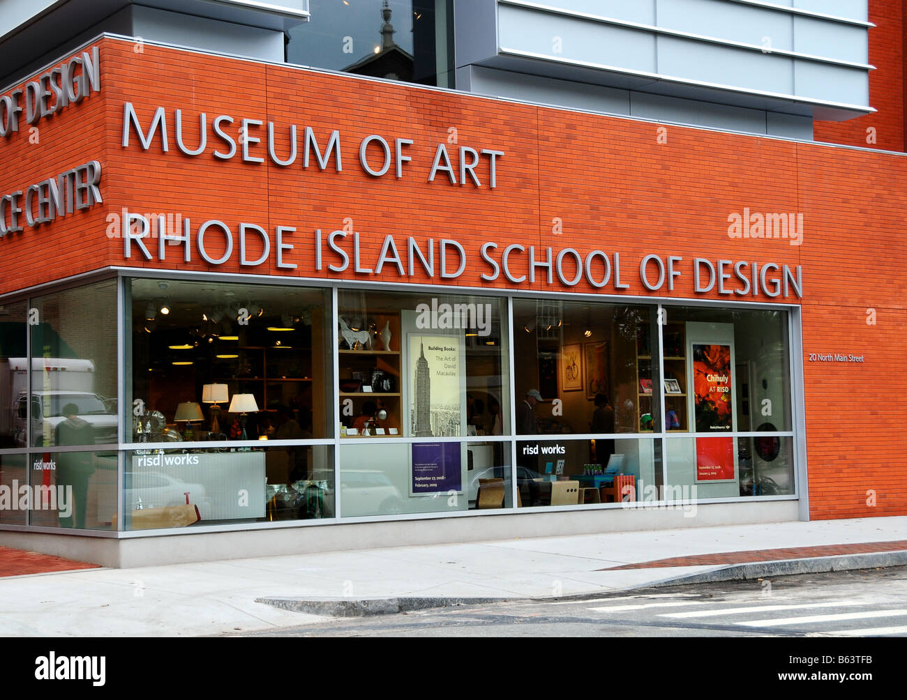 Kunstmuseum, Rhode Island School of Design in Providence, USA Stockfoto