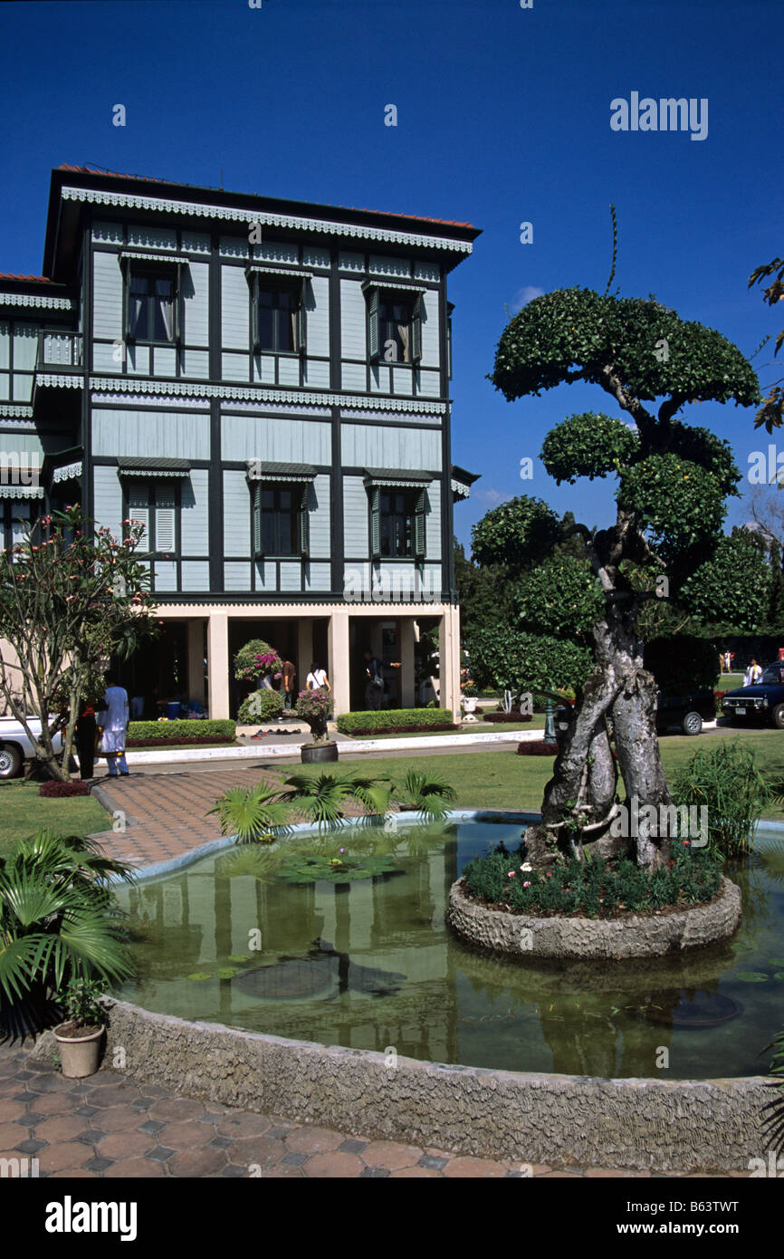 Die späten c19th Royal Braut Hall oder Tamnak House, auf dem Gelände der Chitlada Palast, Bangkok, Thailand Stockfoto