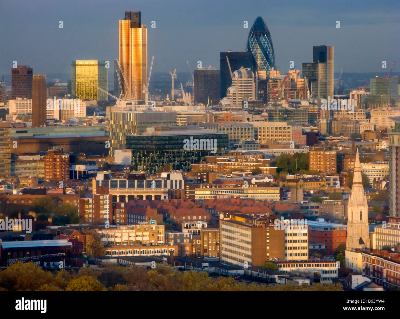Blick vom Millbank Tower 10 - der City of London Stockfoto
