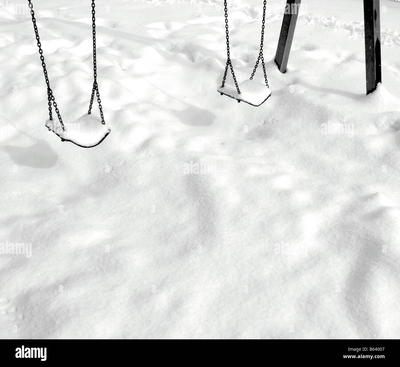 schwarzen und weißen schwingen Foto Stockfoto